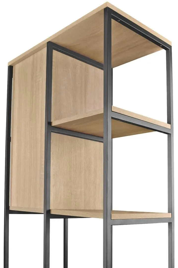 Etajera DP Rio 2 Plus (Sonoma Oak/Black)