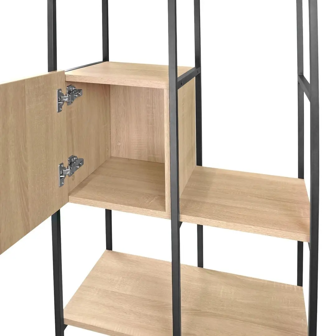 Etajera DP Rio 2 Plus (Sonoma Oak/Black)