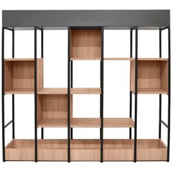 Etajera DP Terra 150 (Black/Wood/Gray) Thumb