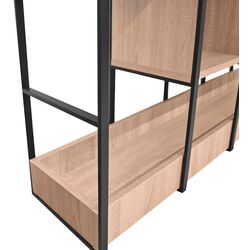 Etajera DP Terra 150 (Black/Wood/Gray) Thumb