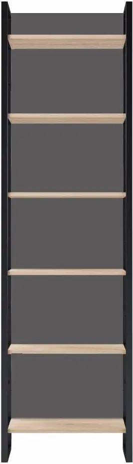 Etajera DP Urban 60 cu spate integral (Sonoma Oak/Black)