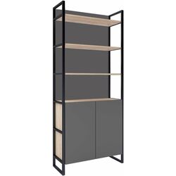 Etajera DP Urban 90 Box (Black/Sonoma Oak) Thumb