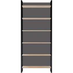 Etajera DP Urban 90 spate integral+bare (Sonoma Oak/Black) Thumb