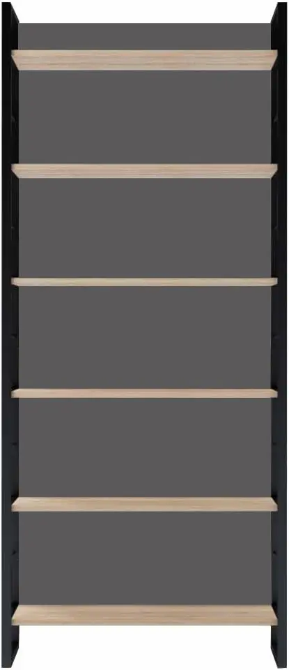 Etajera DP Urban 90 spate integral+bare (Sonoma Oak/Black)