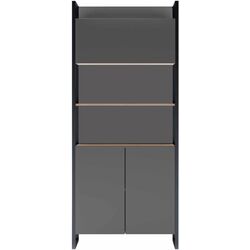 Etajera DP Urban 90 Double Box spate integral+bare (Black/Sonoma Oak) Thumb