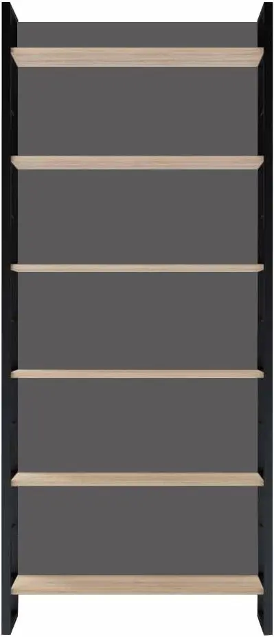 Etajera DP Urban 90 cu spate integral (Sonoma Oak/Black)