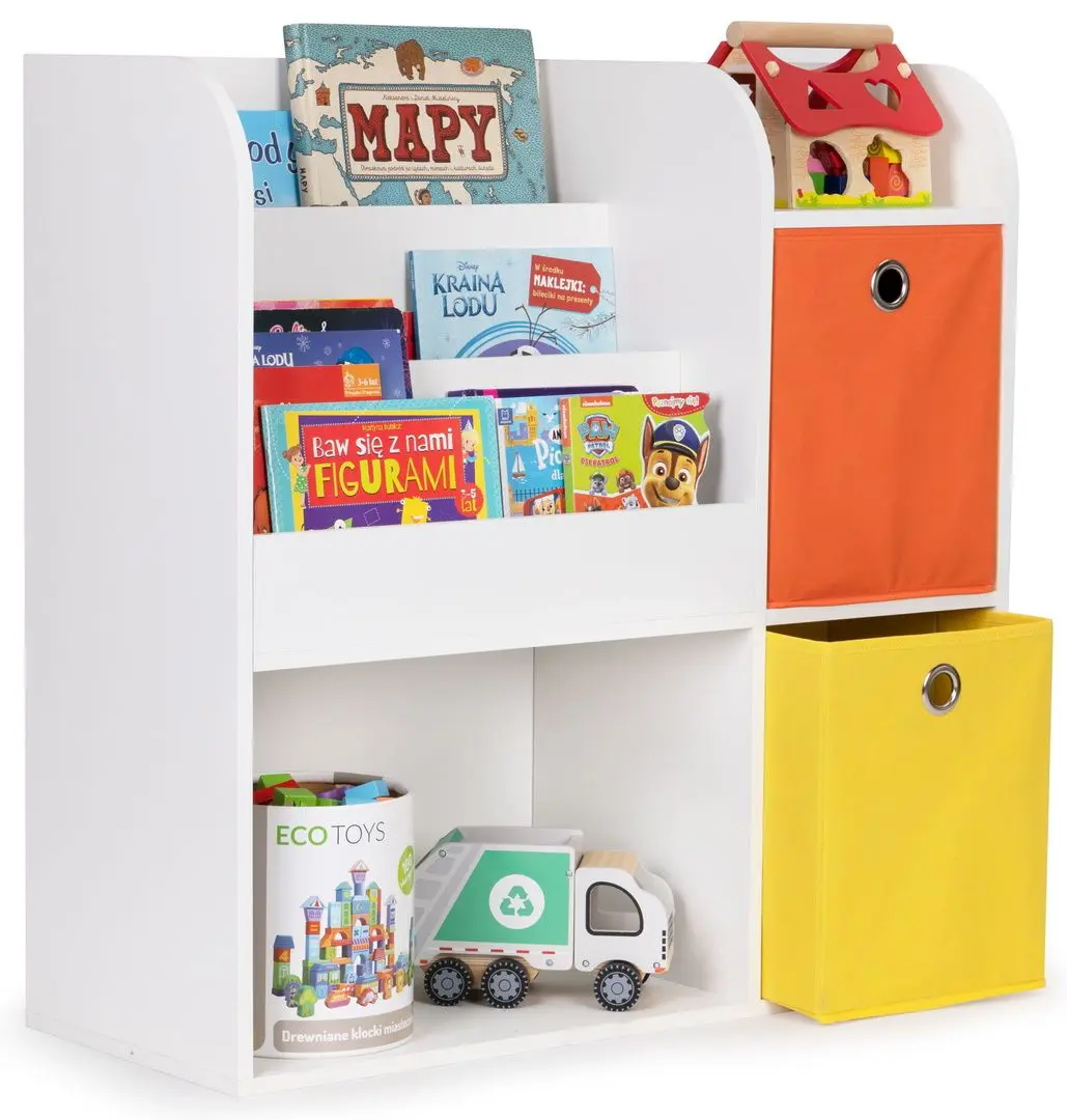 Etajera Ecotoys ZKB-02A (White/Orange) - 5