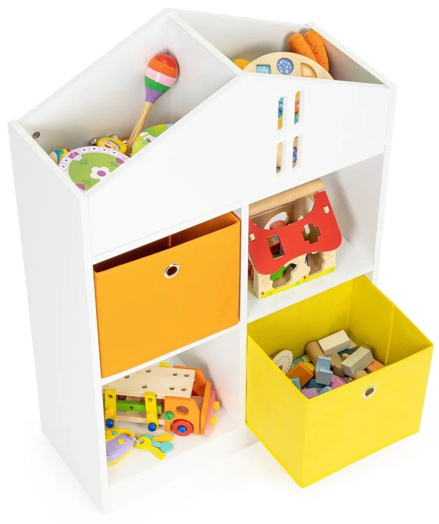 Etajera Ecotoys ZKB-3 (White/Orange) - 3