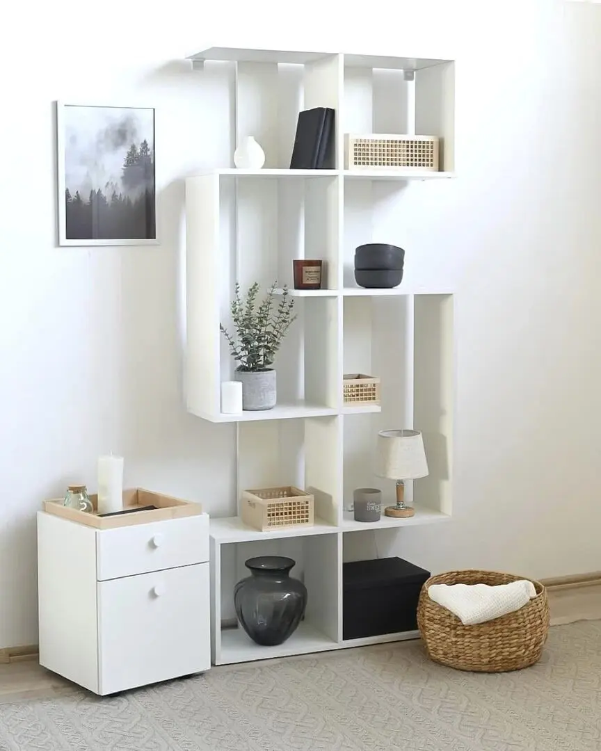 Etajera Fabrik Home №3 (Ash White)