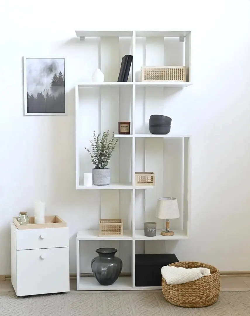 Etajera Fabrik Home №3 (Ash White)