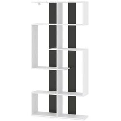 Стеллаж Fabrik Home №3 (Белый Ясень/Базальт) Thumb