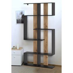 Etajera Fabrik Home №3 (Ash Black/Ewok Oak)