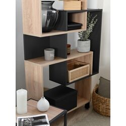 Etajera Fabrik Home Josse (Ewok Oak/Anthracite) Thumb