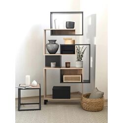 Etajera Fabrik Home Josse (Ewok Oak/Anthracite) Thumb