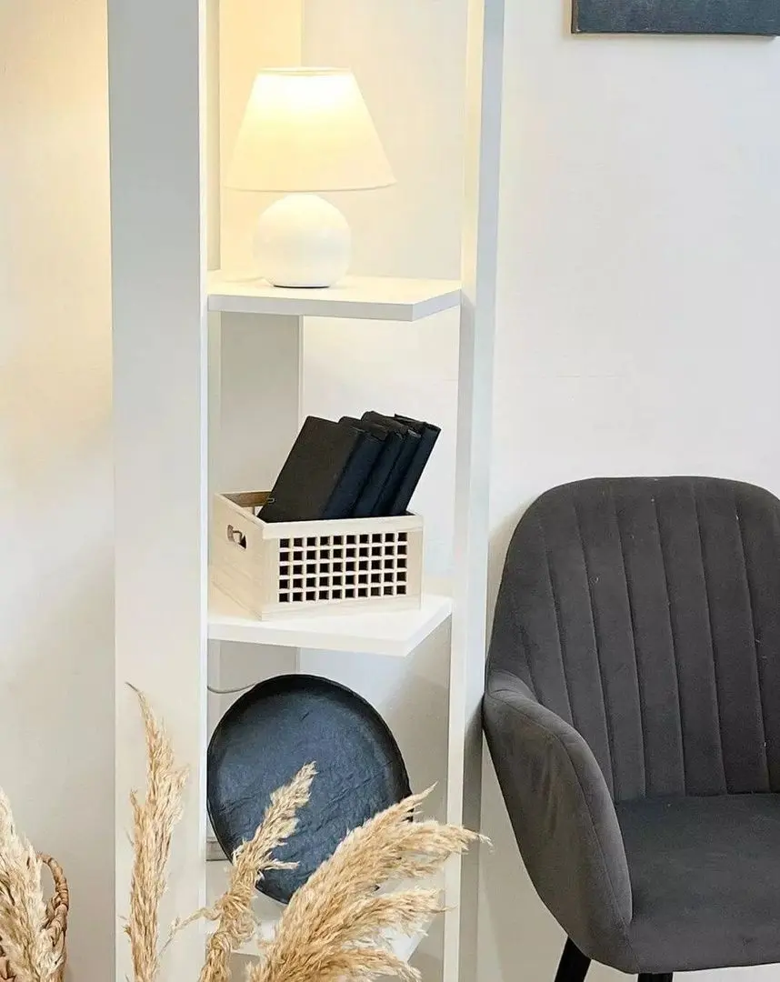 Etajera de colt Fabrik Home Henry (White Ash)