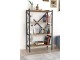 Etajera Fabulous 4 Shelves Metal (Pine/Black)