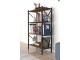 Etajera Fabulous 4 Shelves Metal (Walnut/Black)