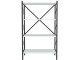 Etajera Fabulous 4 Shelves Metal (White/Black)