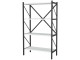 Etajera Fabulous 4 Shelves Metal (White/Black)