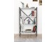 Etajera Fabulous 4 Shelves Metal (White/Black)