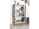 Etajera Fabulous 4 Shelves Metal (White/Black)