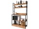 Etajera Fabulous 5 Shelves 36x101 (Pine/Black)