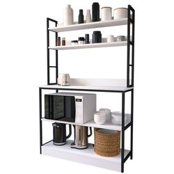 Стеллаж Bofigo 5 Shelves 36x101 (White/Black) Thumb
