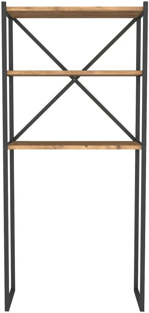 Etajera Bofigo 66x34x160 (Pine/Black)