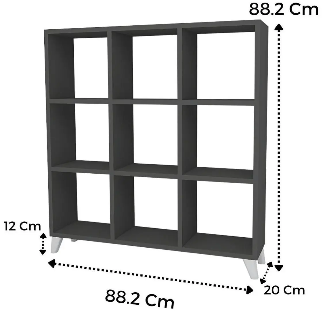Стеллаж Bofigo 9 секции (Antrhracite)