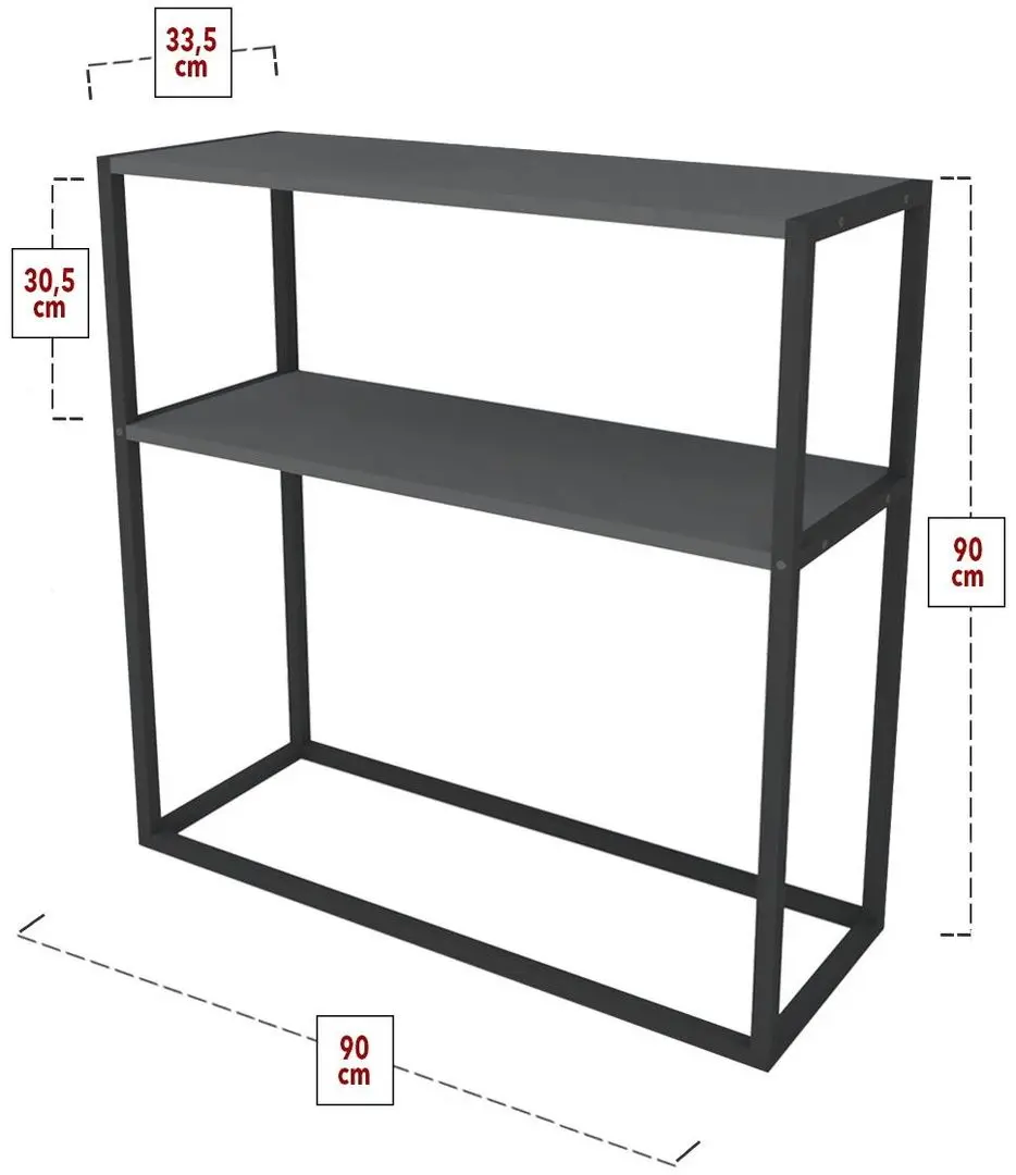 Консольный стол Bofigo Metal Dressuar (Anthracite)
