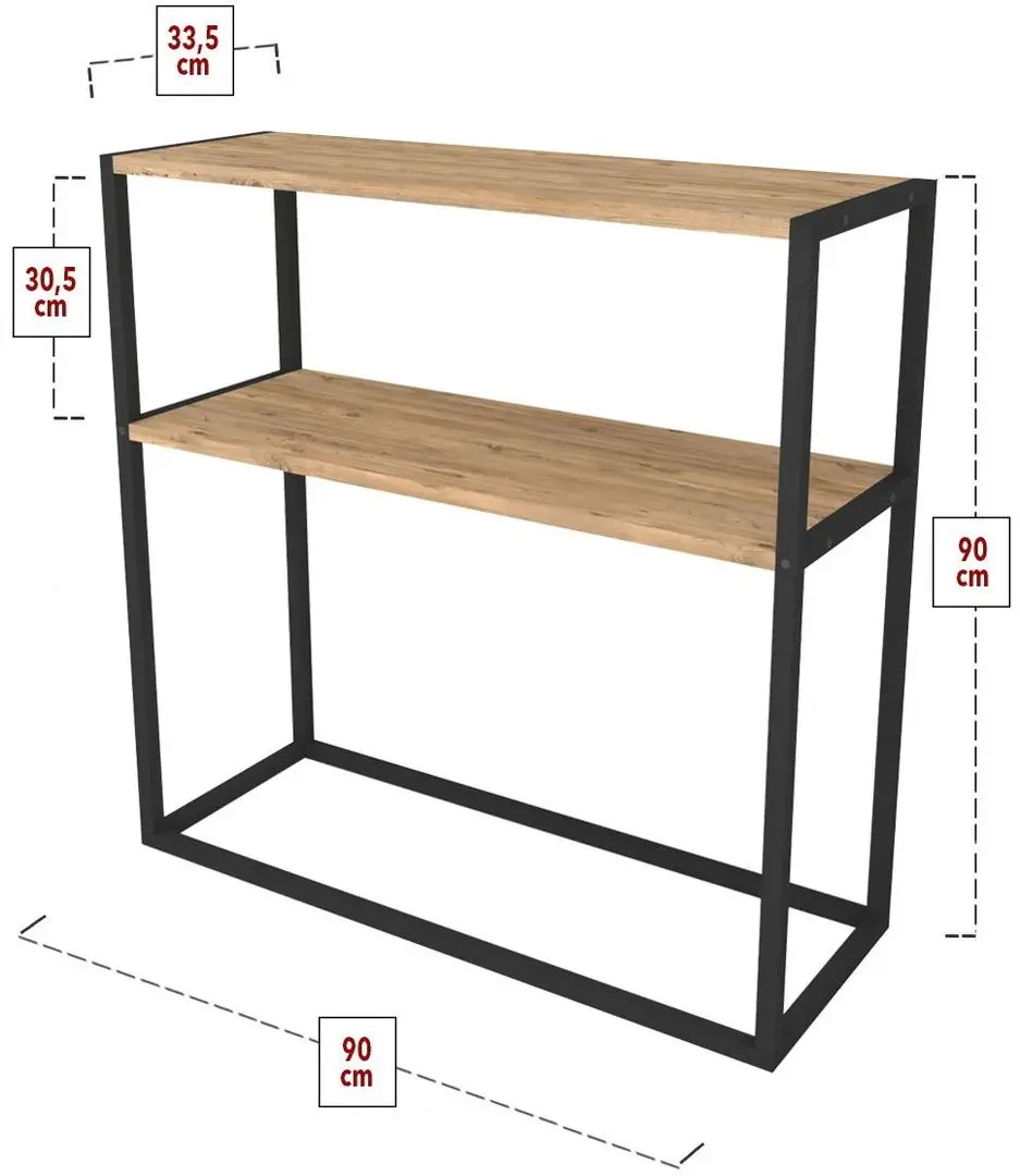 Консольный стол Bofigo Metal Dressuar (Pine/Black)