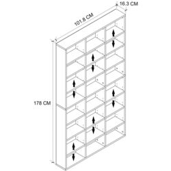 Etajera Bofigo Multi Shelves (White) Thumb