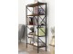 Etajera Fabulous Shelves Metal 5 sectiuni (Walnut/Black)