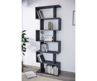 Etajera Fabulous Zigzag 6 Shelves (Anthracite)