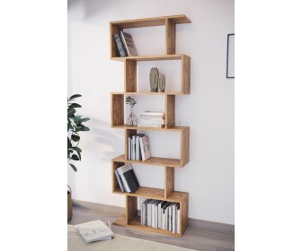 Etajera Fabulous Zigzag 6 Shelves (Pine)