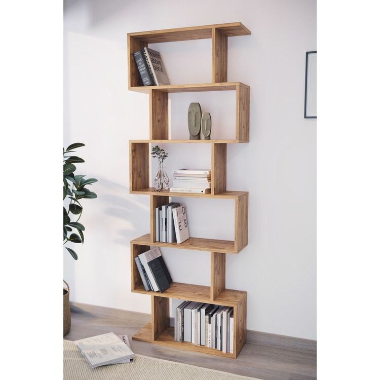 Etajera Bofigo Zigzag 6 Shelves (Pine)