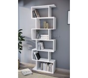 Etajera Fabulous Zigzag 6 Shelves (White)