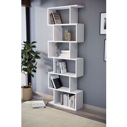 Etajera Bofigo Zigzag 6 Shelves (White) Thumb