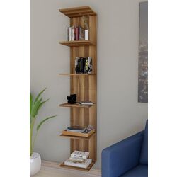 Стеллаж навесной Bofigo 6 полок (Walnut) Thumb