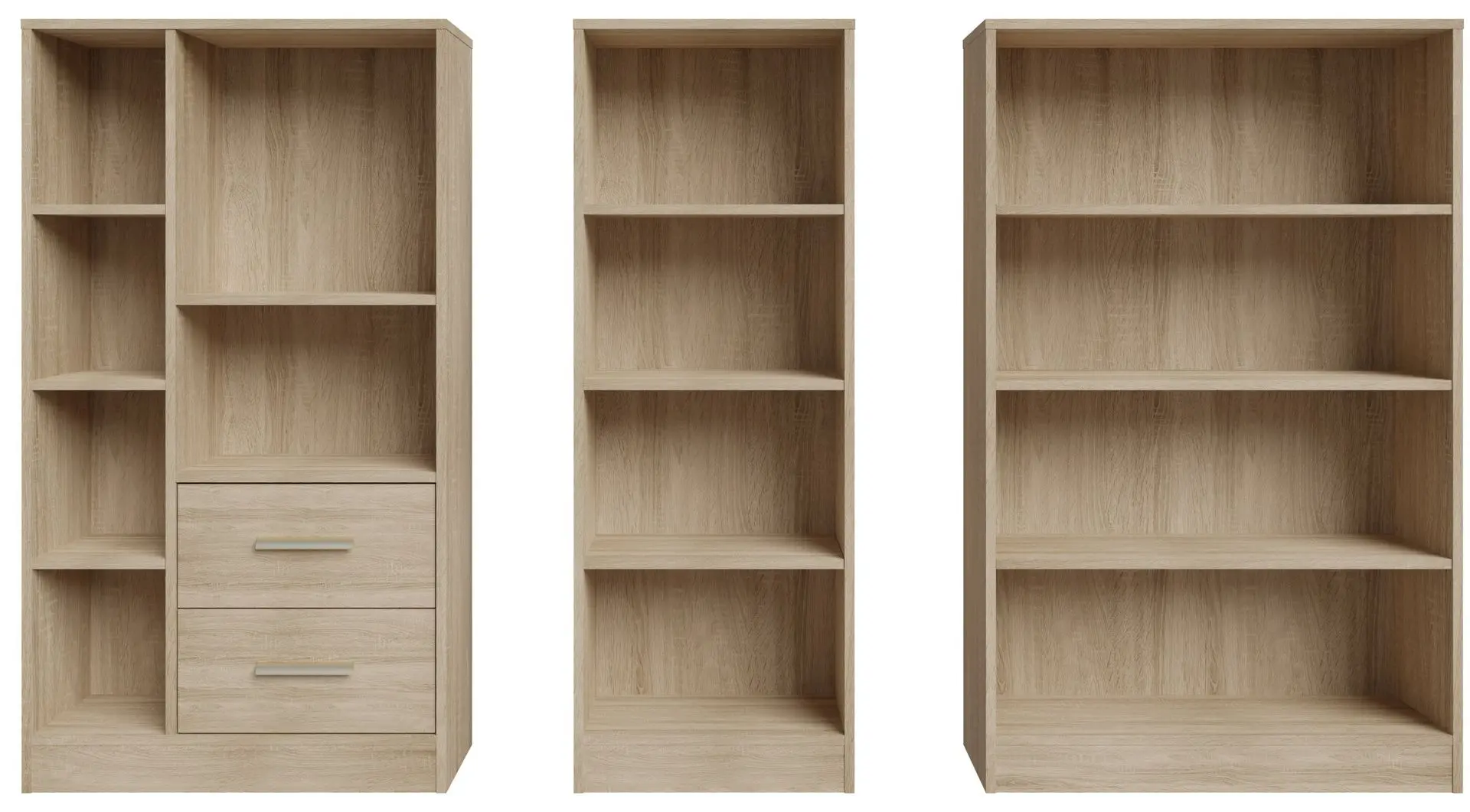 Set etajere Fortuna Metro 43/65/73 (Sonoma Oak)