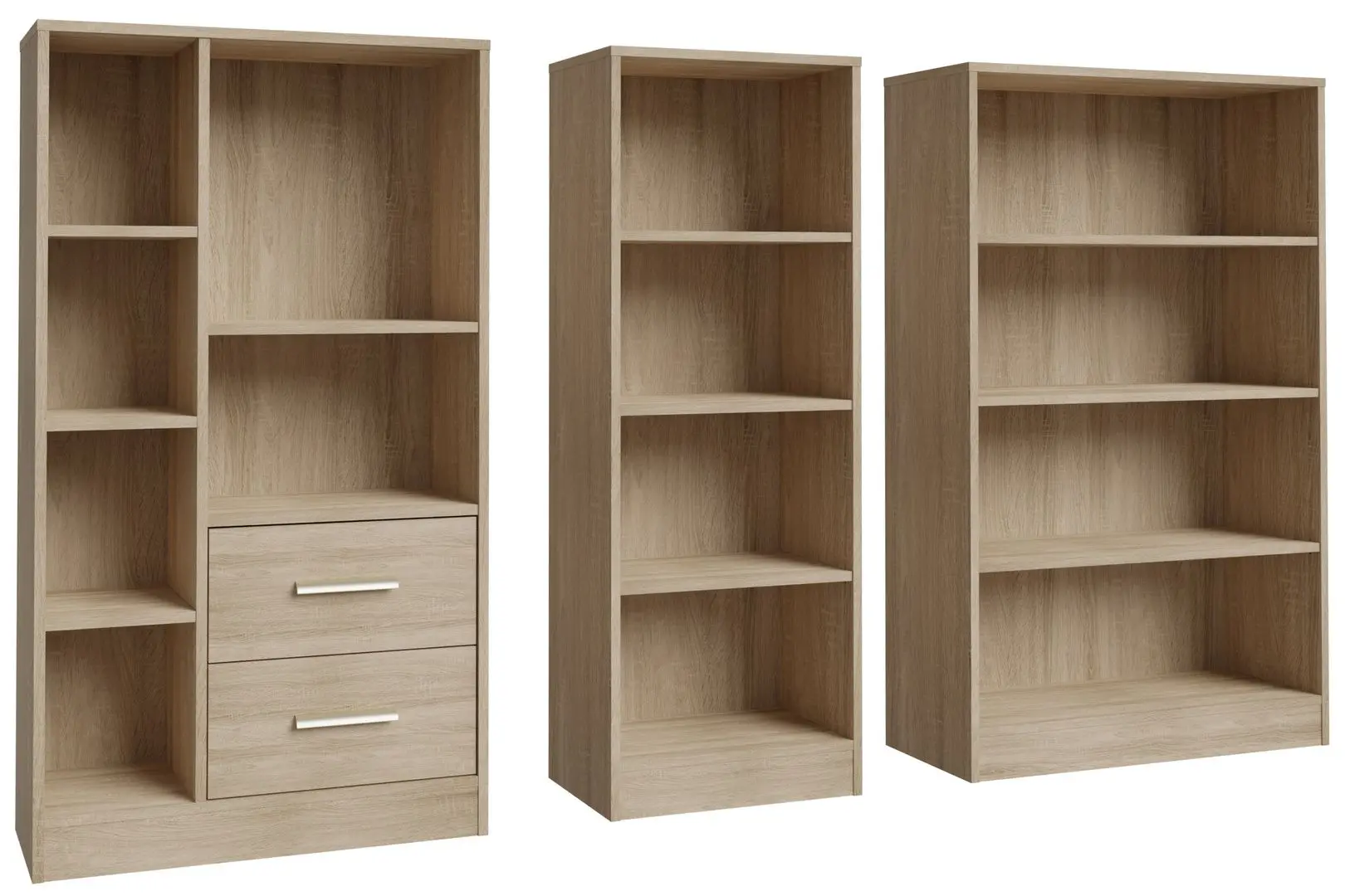 Set etajere Fortuna Metro 43/65/73 (Sonoma Oak)
