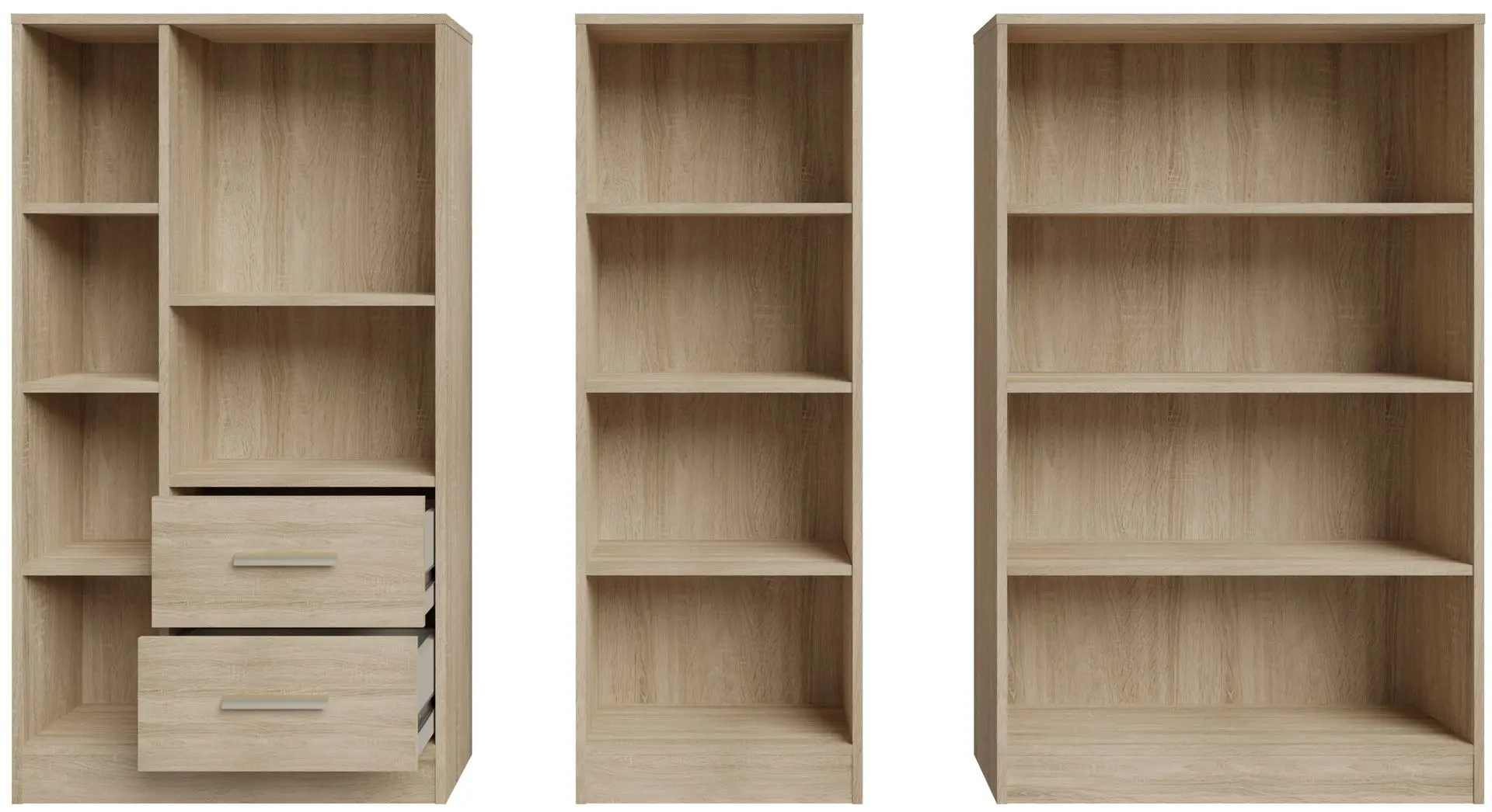 Set etajere Fortuna Metro 43/65/73 (Sonoma Oak)