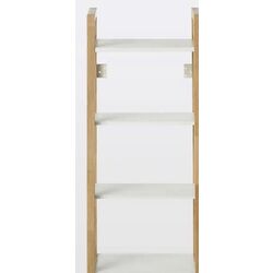 Etajera GoodHome Nantua 40.5x100x20 (White/Wood) Thumb