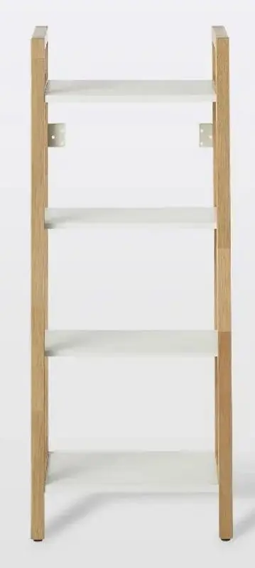 Etajera GoodHome Nantua 40.5x100x20 (White/Wood)
