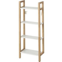 Etajera GoodHome Nantua 40.5x100x20 (White/Wood)