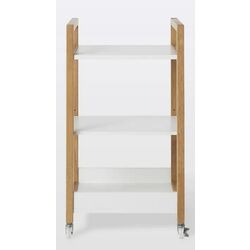 Стеллаж GoodHome Nantua 44.5x80x36 (White/Wood) Thumb
