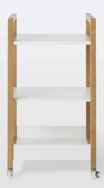 Стеллаж GoodHome Nantua 44.5x80x36 (White/Wood)