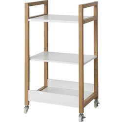 Etajera GoodHome Nantua 44.5x80x36 (White/Wood)