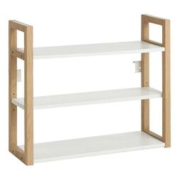Etajera GoodHome Nantua 64.5x53x20 (White/Wood)