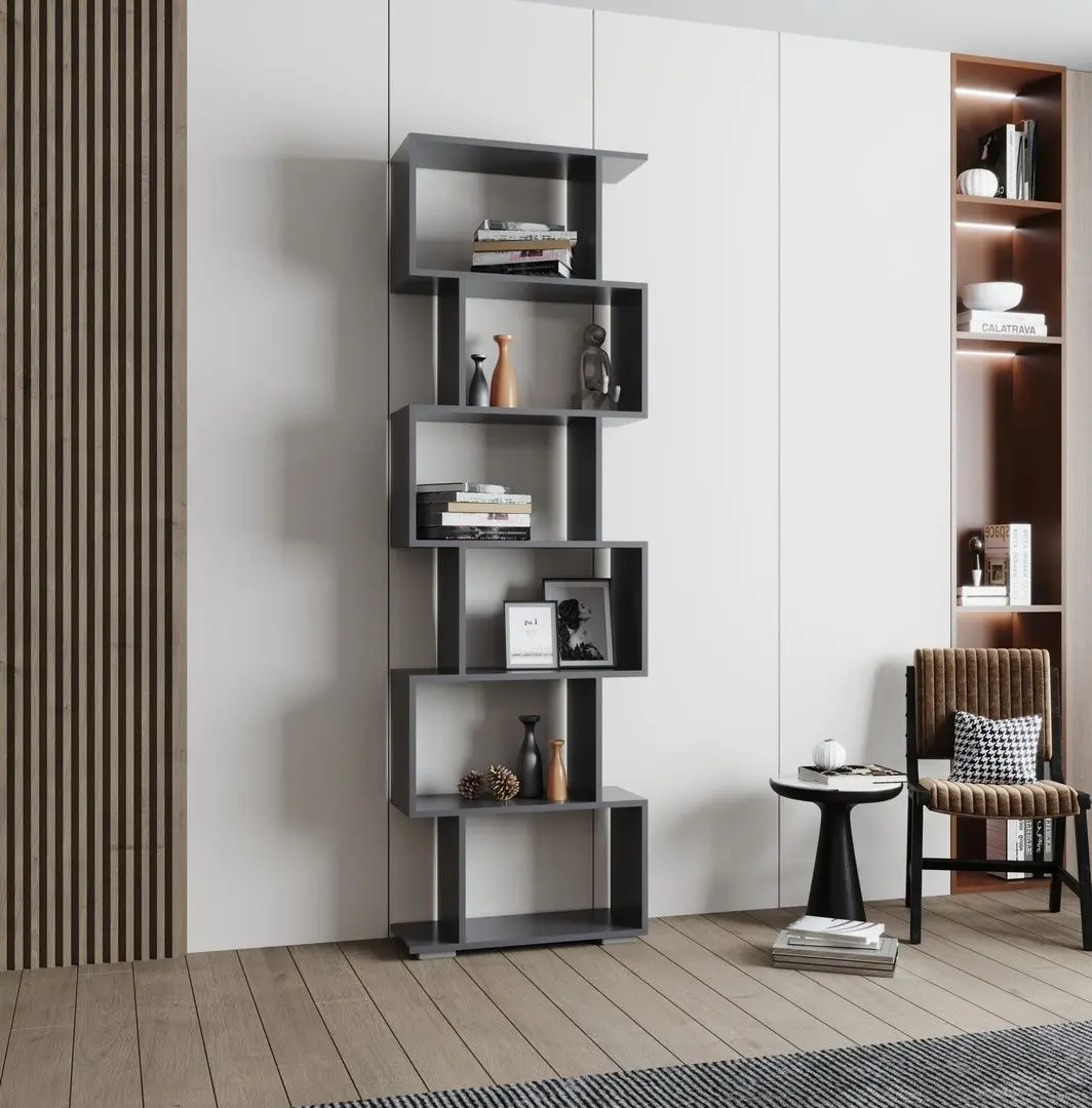 Etajera Haaus Tokyo 6 rafturi (Anthracite)